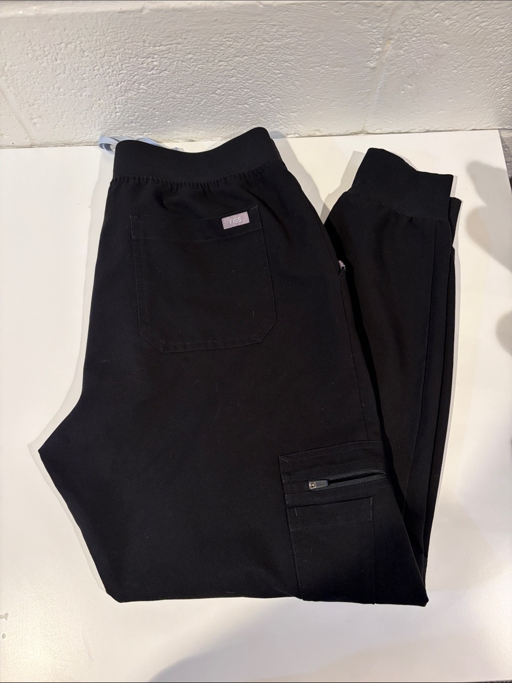 Figs Black Women's Cargo Jogger Pants - Picture 3 of 3